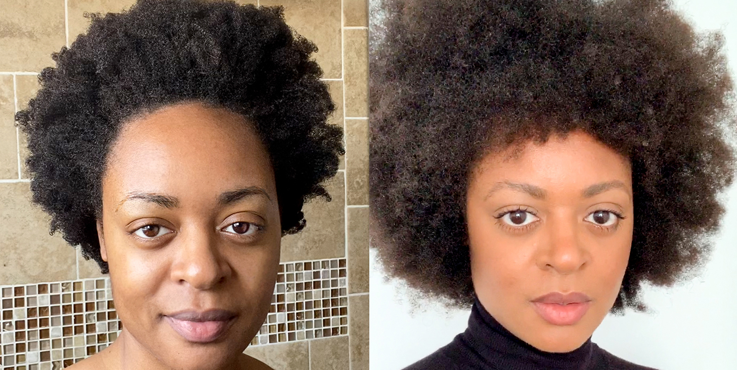 how to get the perfect afro blowout on type 4 natural hair.