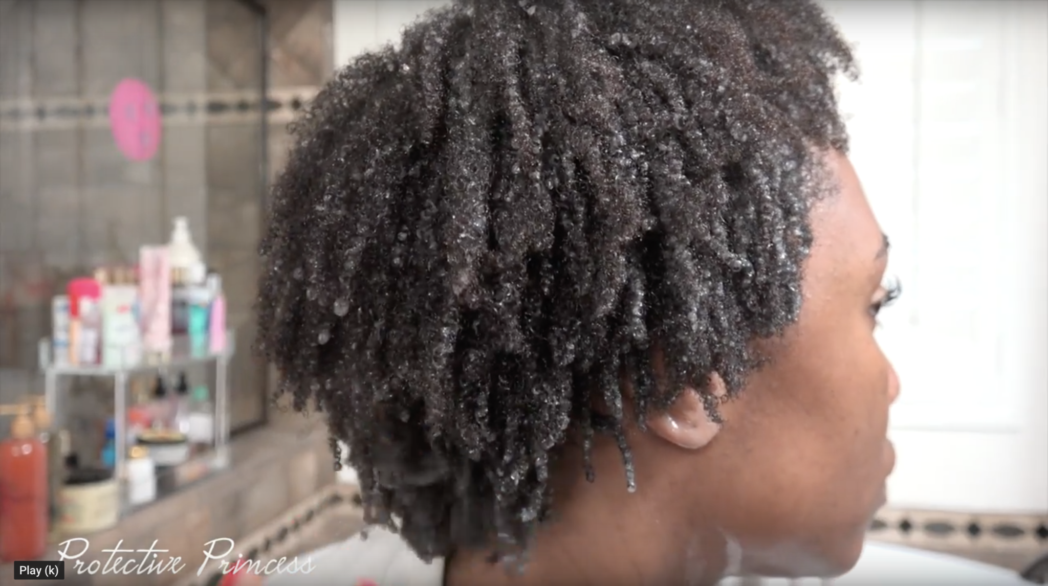 wet 4c hair