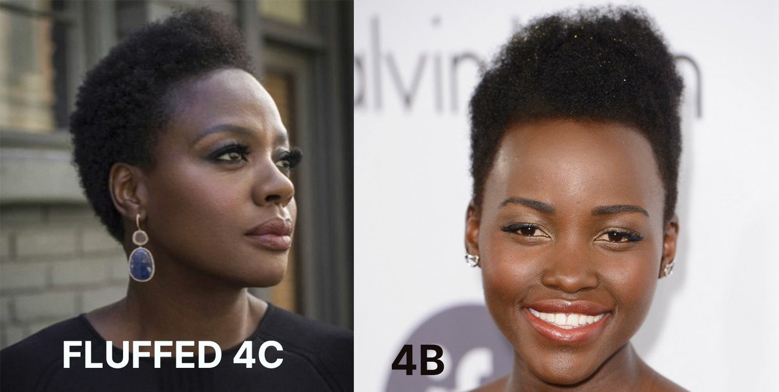 afro 4c vs 4b hair