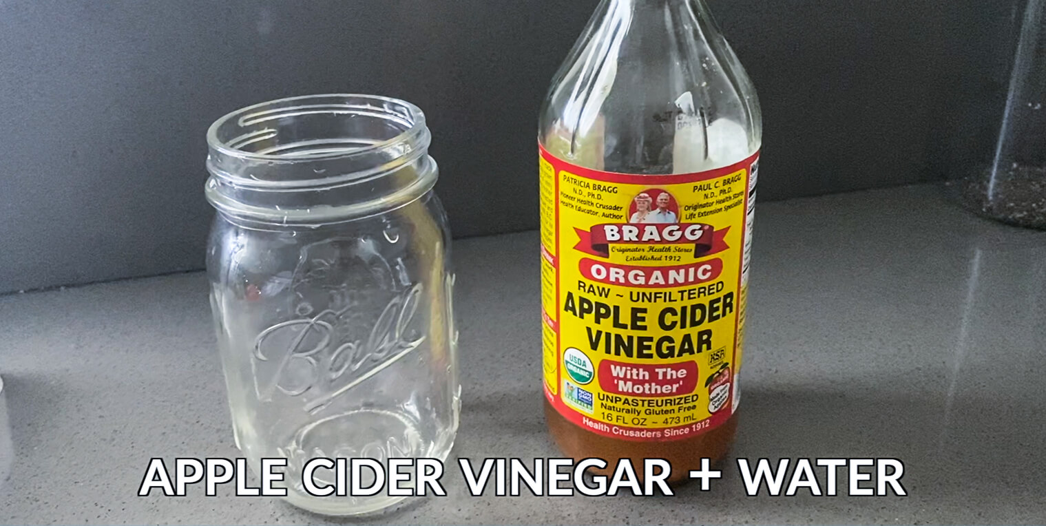 apple cider vinegar rinse