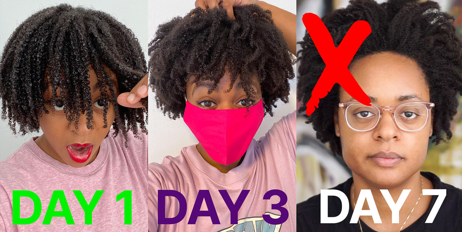 7 Day Wash and Go Routine Fail