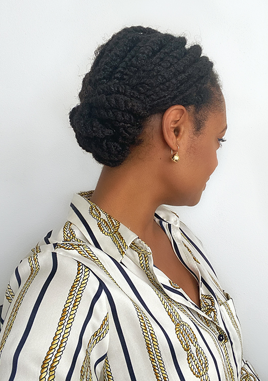 office natural hairstyles locs